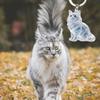 Handmade Cat Hair Storage Box Transparent Dog Fur Storage Pendant Backpack Charm