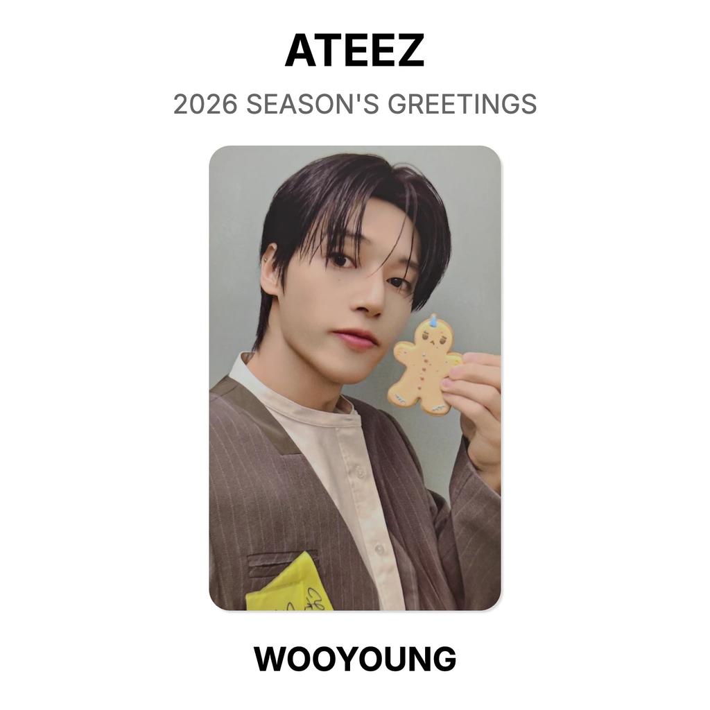 ATEEZ ПОЗДРАВЛЕНИЕ С СЕЗОНОМ 2026 Официальная фотокарточка