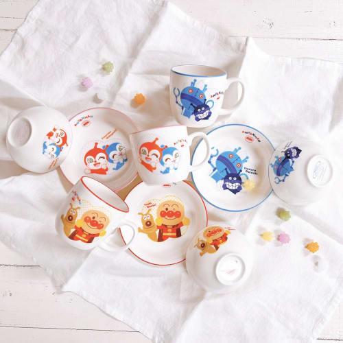 Let's Go! Anpanman" Palm-Sized Bowl, Approx. 10 X 5cm Diameter, Anpanman and Cheese Design, Children's Tableware, Bowl, Anpanman Merchandise, Gift, B