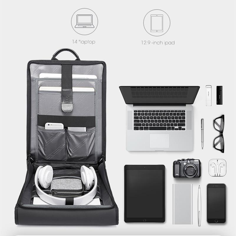 BANGE New Ultra-thin Men Fashion Backpack 13.3,14.14.6 Inch Laptop Backpack For Business Travel