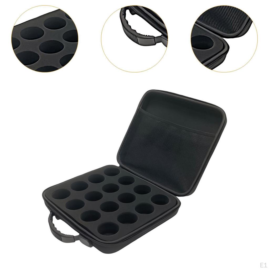 Billiard Ball Carrying Box for 16 Balls, EVA Holder Snooker