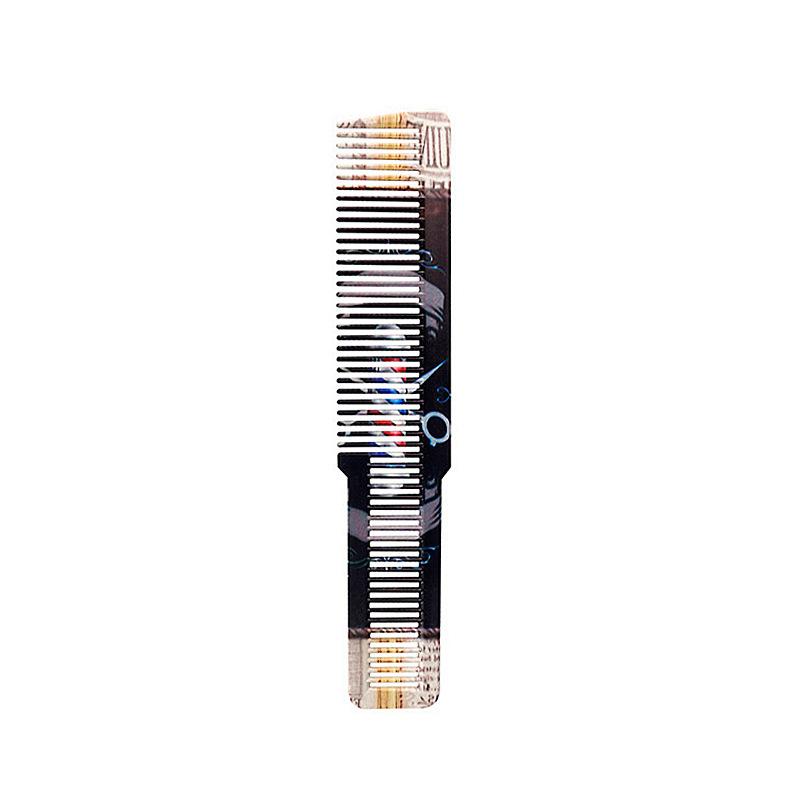 High Temperature Resistant Hairdressing Salon Barber Hairbrush Haircut Comb Set Resin Common Comb Flat Top