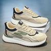 Men Lightweight Mesh Casual Sneakers Breathable Lace Up Walking Shoes Soft Sole Daily Sports Comfort Shoes for Outdoor Travel Wear