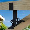 Adjustable Pergola Roof Riser Beam Bracket Canopy Support Frame Roof Installation