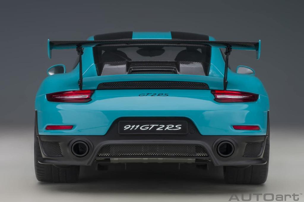 AUTOart Porsche 911 GT2 RS Weissach Package черный готовый продукт 78175 1/18 (991,2) Синий/Углеродный