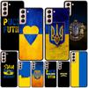 Чехол с флагом Украины для Samsung Galaxy S22 Ultra, чехол для телефона S21 S20 FE S10 S9 S8 Plus S10e S7 Edge, черный мягкий силиконовый чехол
