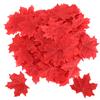100 шт./пакет искусственных кленовых листьев для Дня благодарения, осенние листья, свадебный стол, декор, красный