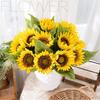 Artificial Flower Sunflowers Lifelike Realistic Low-maintenance Non-fading Easy-care Artificial Flowers