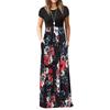 Stunning Women Boho Floral Long Maxi Dress For Cocktail Parties And Summer Events