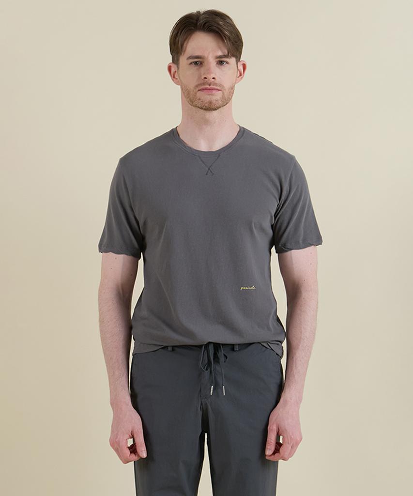 PANICALE Dark Gray Vintage Washed T-Shirt (Type B)