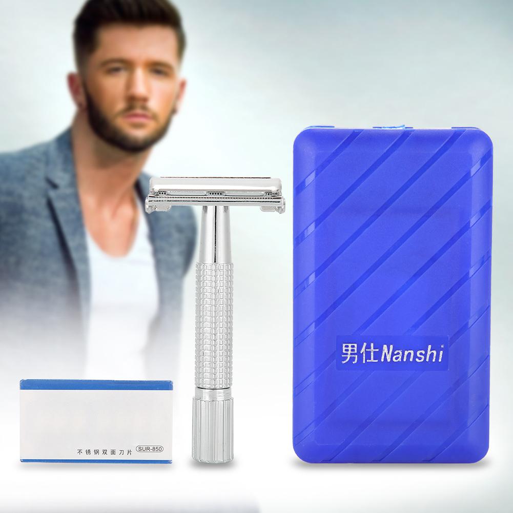 Ручная мужская бритва Classic Straight Double Edge Shaver с футляром