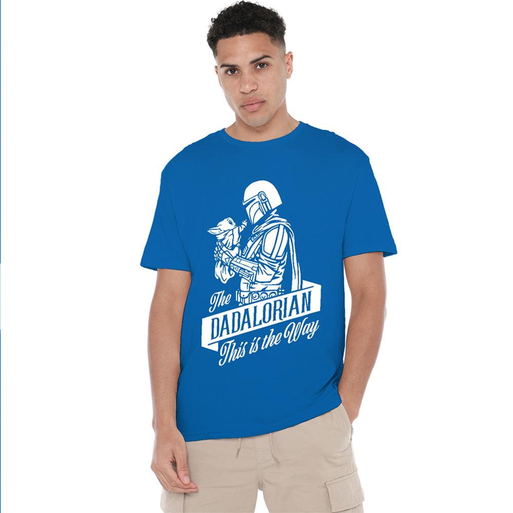 Star Wars Mens Dadalorian Ringspun Cotton T-Shirt
