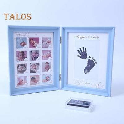 Отпечаток руки младенца, отпечаток руки первого года, картина «сделай сам», семейная фоторамка на память, живой город, модный домашний декор