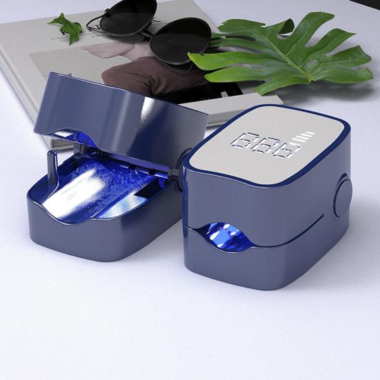 Portable Nail Therapy Lamp 910nm Infrared & 407nm Blue Light for Toenail Health Nail Fungus Treatment Device for Thick Damaged Nails