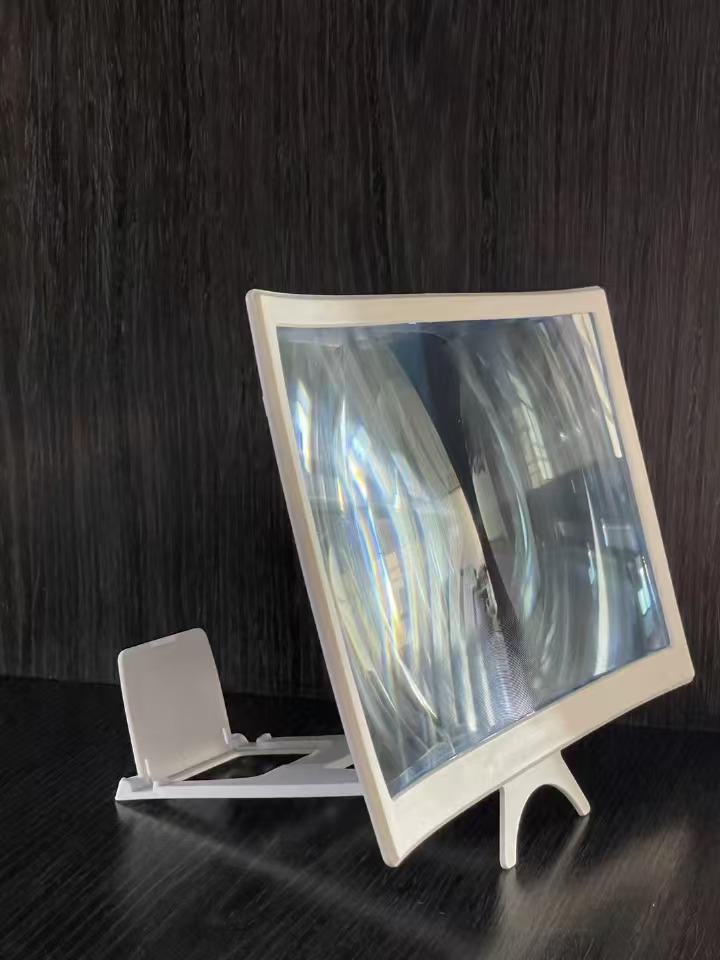 12-дюймовый ультрапрозрачный изогнутый экран-усилитель с подставкой для мобильных телефонов