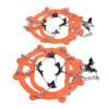 8?Tooth Crampons Foot Cover Ice and Snow Outdoor Walking Weapon Mountaineering Skiing