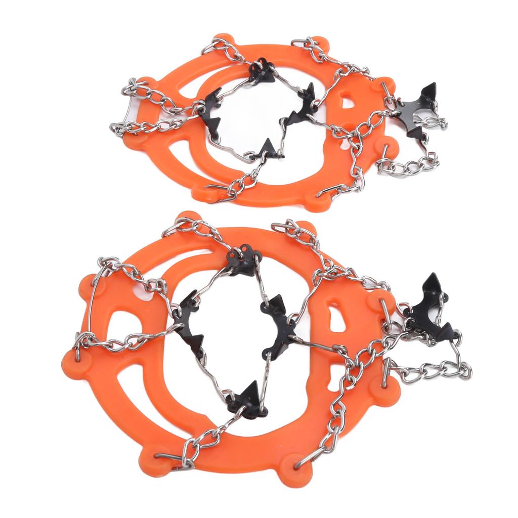 8?Tooth Crampons Foot Cover Ice and Snow Outdoor Walking Weapon Mountaineering Skiing