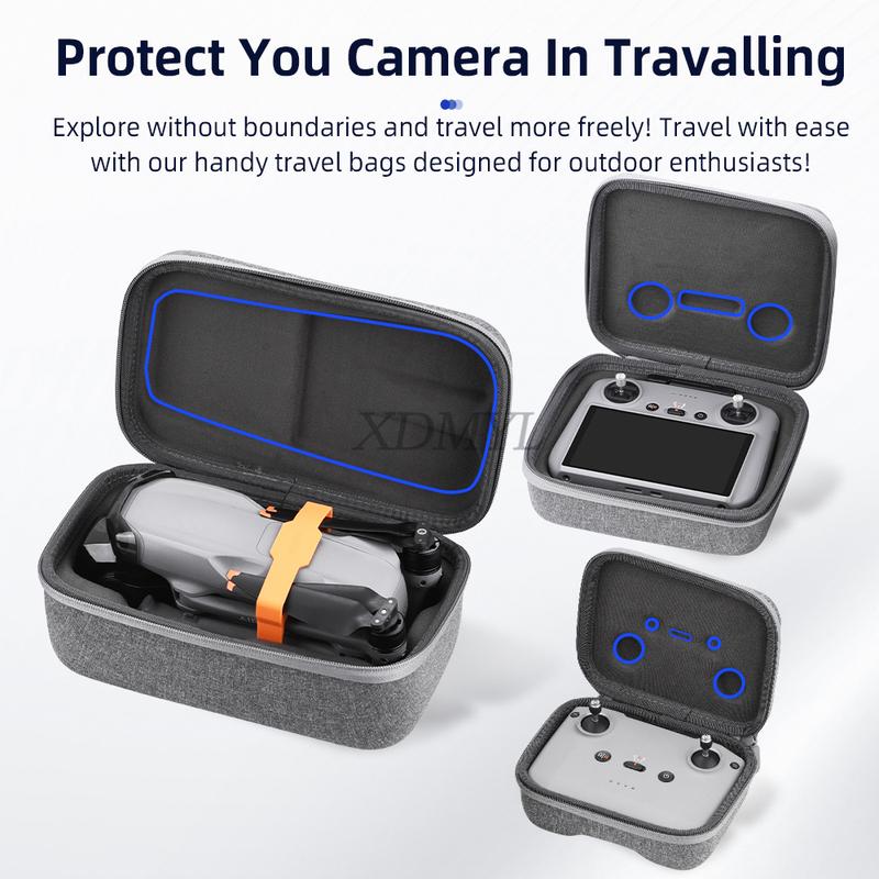Host Bag for DJI AIR 3S Portable Shoulder Bag All in One Case for DJI RC 2/RC-N3 Remote Control Bag with Mountaineering Buckle