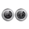 Motorcycle Handlebar Clock, Motorcycle Modification Handlebar Mount Waterproof Quartzs Clock Thermometer 2 In 1 H9EE