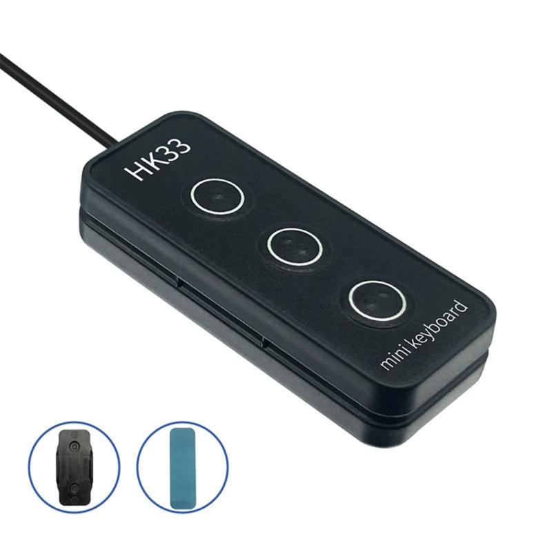 3 Клавиши Портативная Клавиатура Клавиатура USB Макро Программирование Клавиш USB Соединение Клавиатура для Игр Поддержка Нескольких Платформ