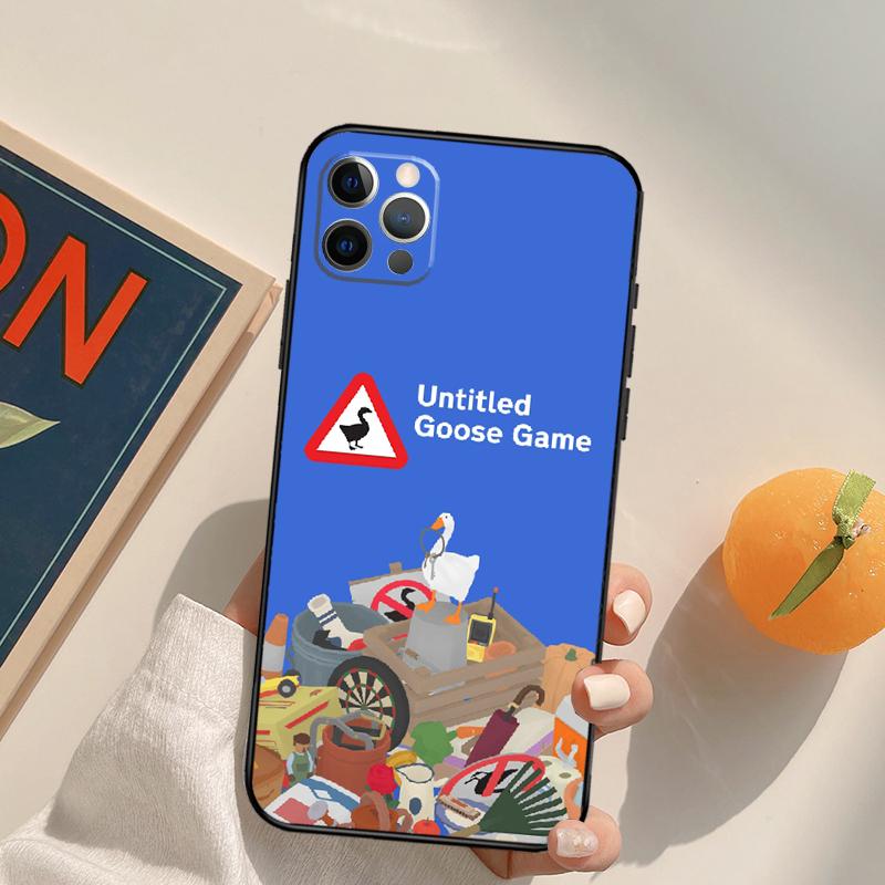 Чехол для телефона Untitled Goose Duck Game для iPhone 16 15 14 Pro Max 11 12 13 Pro Max Mini XR 16 15 Plus 16e