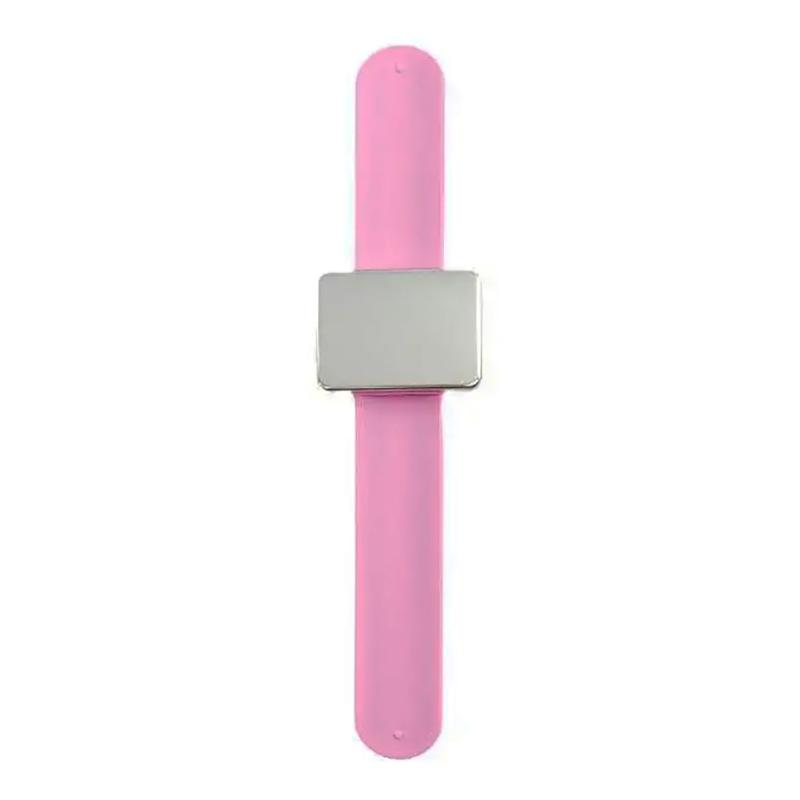 Магнитная подушка для швейных булавок, силиконовая подушечка для иголок на запястье, безопасный браслет, подушка для булавок, подушка для хранения швейных булавок, держатель для булавок на браслете