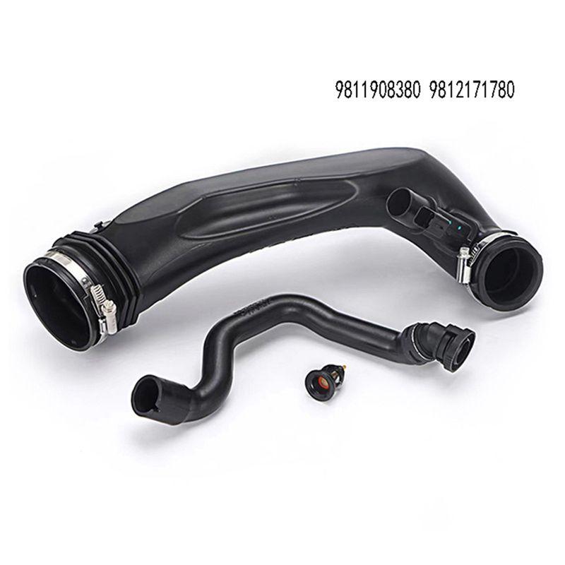L09A-Air Intake Turbo Hose+Waste Valve For Citroen 408 5081.6T Turbocharged Intake Pipe 9811908380 9812171780