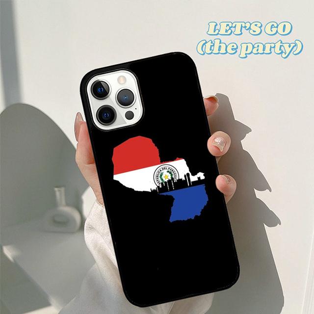 Осенний чехол-обложка с флагом Парагвая для iPhone 17 Air 16 16e 15 12 11 13 14 Pro Max Apple Plus Coque