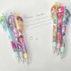 Cute Demon Hunters Anime K-POP Acrylic Topper Black Gel Pens, Kids Stationery for Student Study Supplies