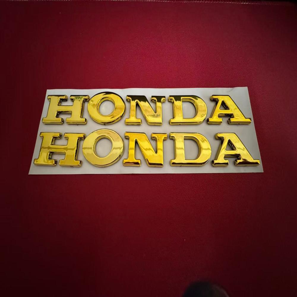 AAAMC1 Наклейка Honda Трехмерная Гальваническое покрытие Буквы HONDA Водонепроницаемый Логотип для Мотоцикла Подходит для PCX160CBR650и Других Моделей