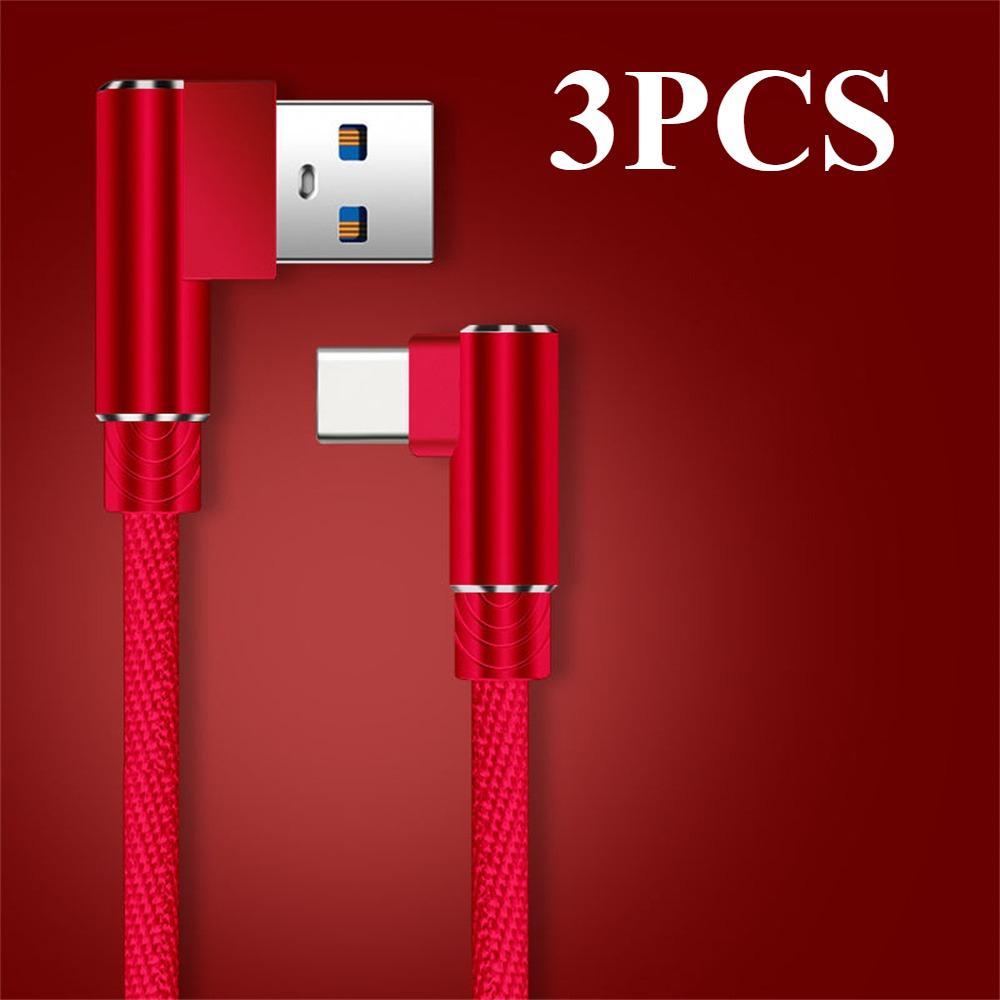 Кабель USB на Type-C для быстрой зарядки 40 Вт 5 А, плетеный кабель для зарядки и передачи данных с угловым разъемом 90 градусов, адаптер для зарядки USB Type-C, провод 0,25/1/1,5/2 м