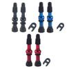 HAMILO Tubeless Valve Tire Presta Bicycle Valve Set of 6