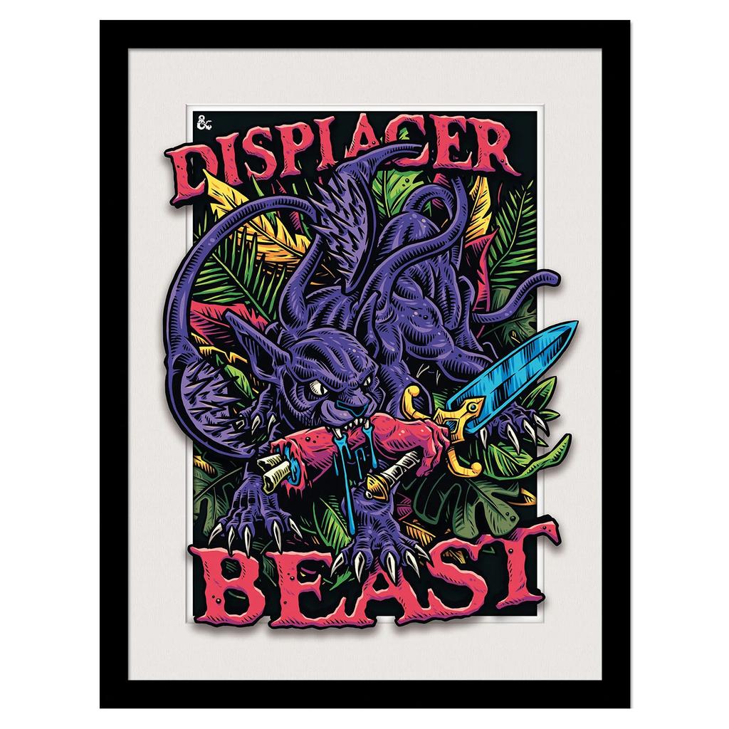 Dungeons & Dragons Displacer Beast Breakout Framed Poster
