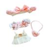 Niannyyhouse 20cm Plush Toy Clothes: Tweed Skirt Suit, Tiara, Jacket, Skirt, Backpack, Cotton Doll Accessories, Dress-Up