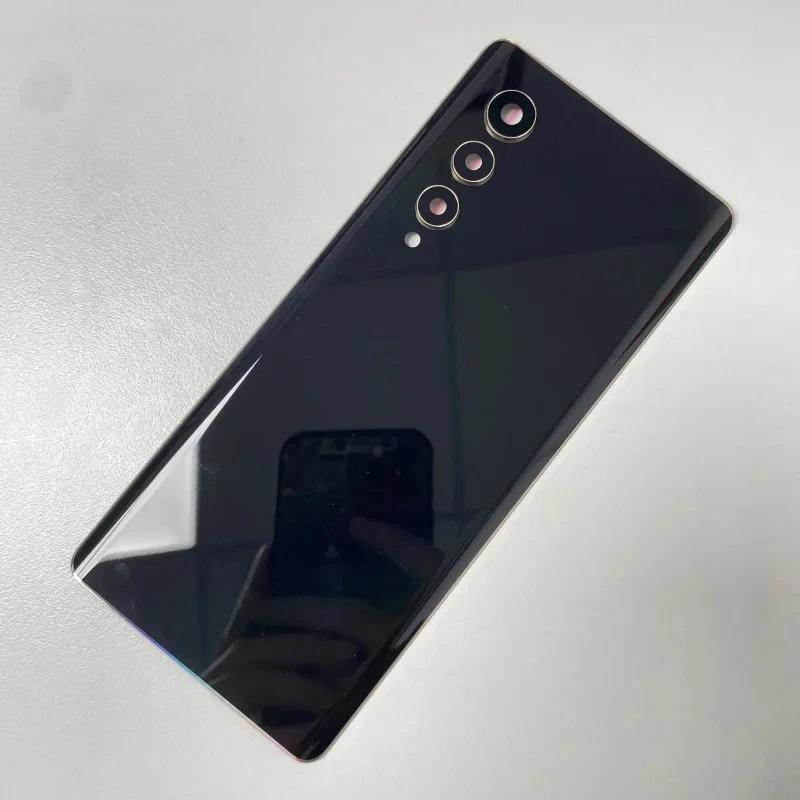 Корпус V70 ThinQ 5G для LG Velvet 2Pro LM-V700N Стеклянная задняя крышка аккумулятора Ремонт Замена Задний корпус