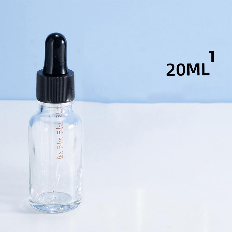 Многоразовые стеклянные флаконы-капельницы со шкалой – для реагентов, глазных капель, ароматерапии и использования в путешествиях