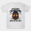 Мужская черная футболка с принтом Nfc North Champions, Чикагоский футбол, Печать на термотрансферной бумаге без вырезания, Хлопковая футболка