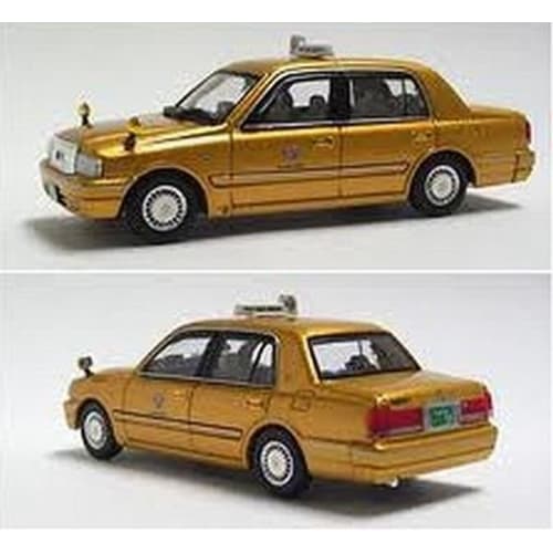 Gulliver 1/64 Gold Fuji Taxi Crown Sedan (Finished Product)