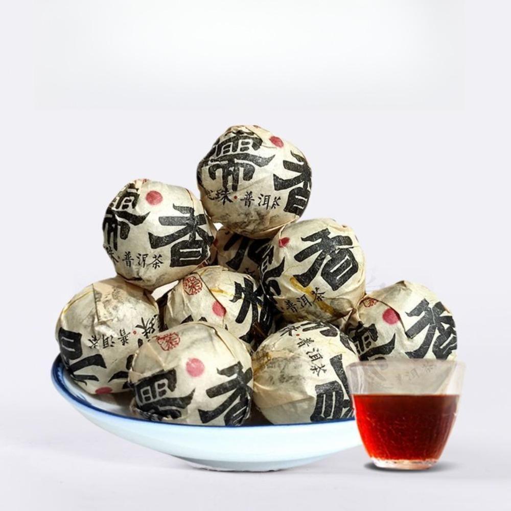 Glutinous Rice Fragrance Dragon Ball Pure Handmade Small Tea 2019 Menghai Pu'er