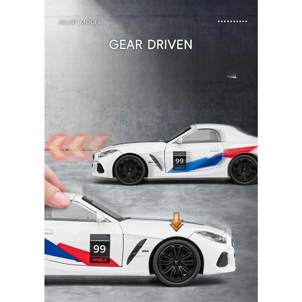 1/22 BMW Z4 Coupe Convertible Supercar Alloy Car Model Collection Miniature Voiture Diecast Toy Vehicle Children Boyfriend Gift