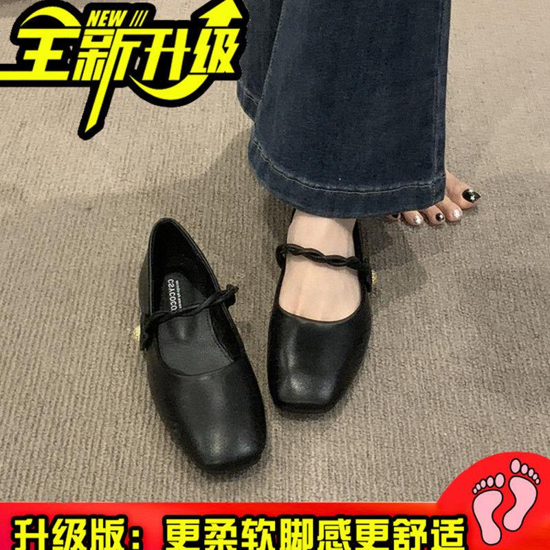 French Xiaoxiangfeng Single Shoes Women'S Spring Temperament With Skirts Gentle Evening Shoes Mary Jane Small Leather Shoes