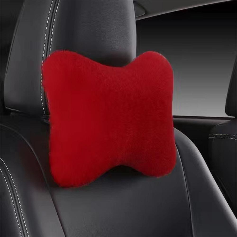 Universal Neck Rest Pillow Plush Plush Cushion Durable Lumbar Pillow for Winter