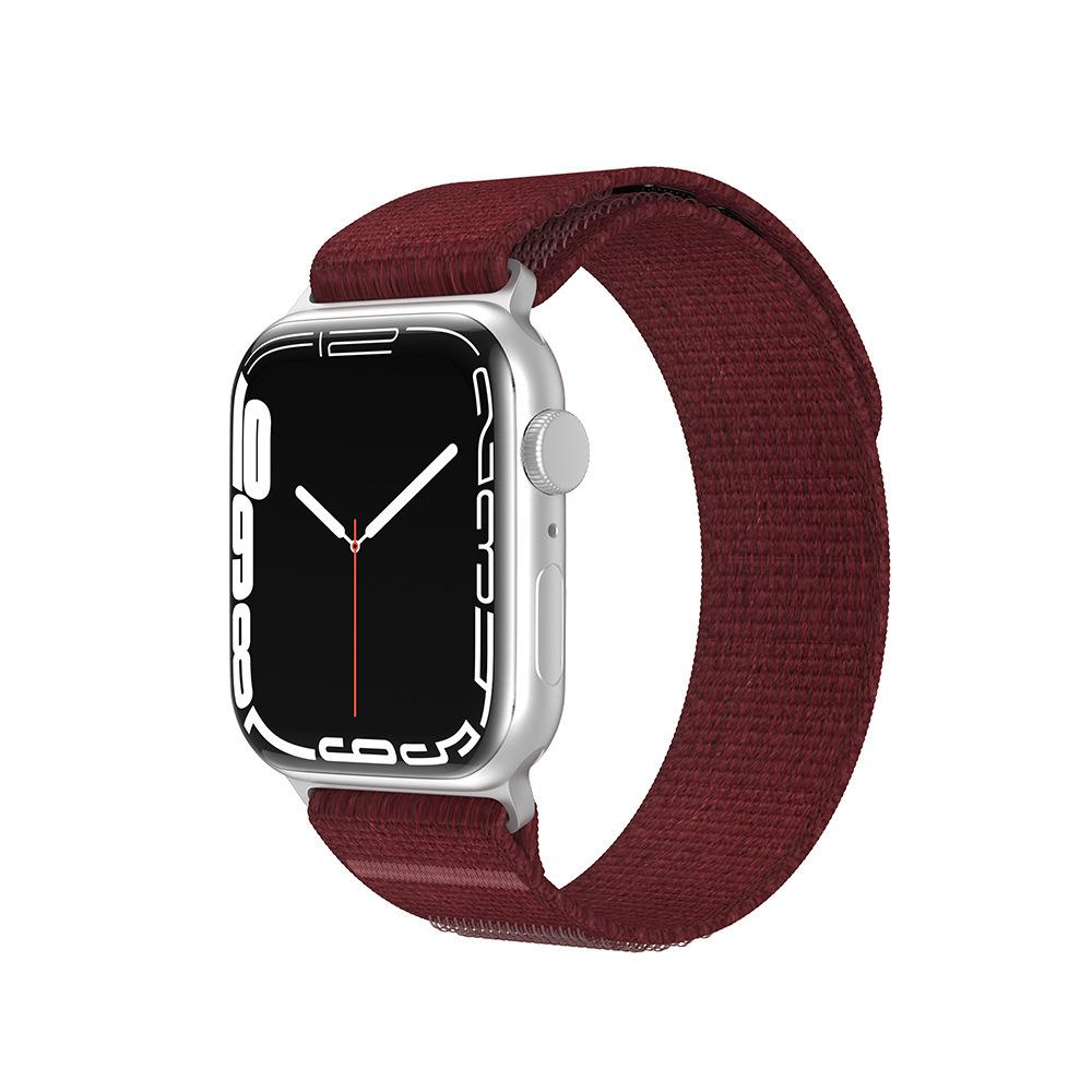 Совместим с Apple Watch Ultra 8, нейлоновая петля Trail подходит для iWatch 42 мм, 44 мм, 45 мм, 49 мм, сменный ремешок для спортивных часов, лента на липучке, запястье