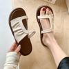 Women's Roman Style Toe-Loop Sandals - Simple, Retro, Non-Slip, Versatile Outdoor & Home Footwear