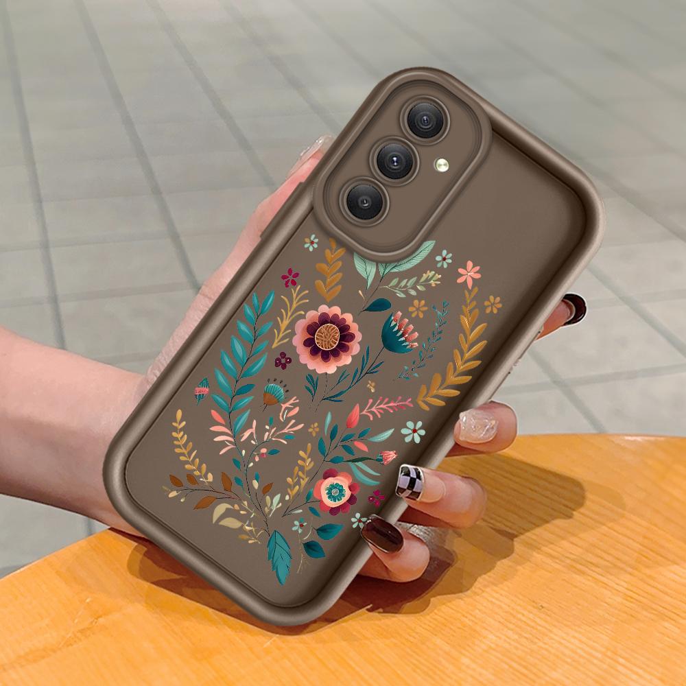 Мягкие силиконовые квадратные лестницы с мультяшным узором, полное покрытие, защита камеры, противоударный чехол для Huawei Honor Xiaomi Redmi Samsung