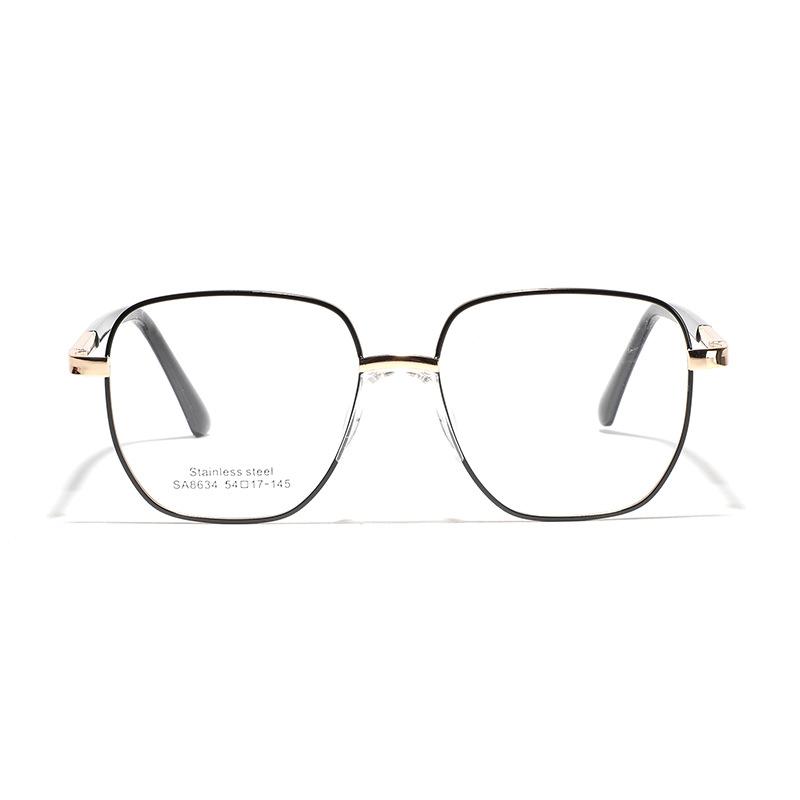 Очки Простая Большая Оправа Оправа для Миопии Обычное Зеркало Женский Повседневный Стиль Плоское Зеркало Мужской