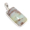 Chrysoprase Gemstone Handmade 925 Steling Silver Jewelry Pendant 1.89" SU-9660