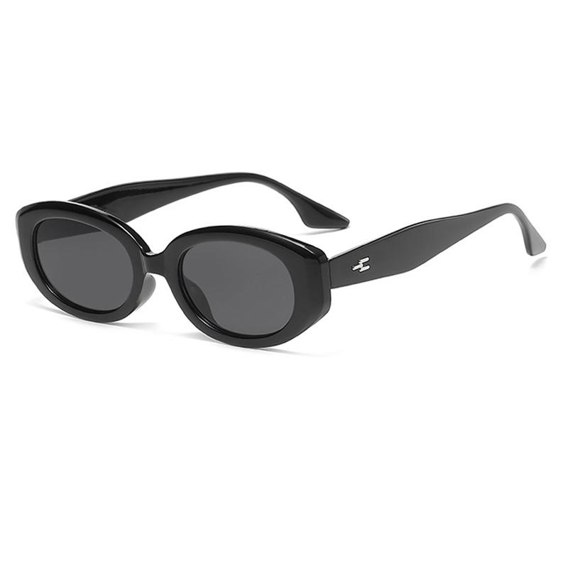 Новые трендовые солнцезащитные очки для женщин и мужчин, овальные рисовые ногти, дизайн в стиле ретро, повседневные модные солнцезащитные очки для путешествий, женские, UV400