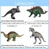 Plastic Dinosaur Figures Model For Kids Educational Decor And Display Playroom