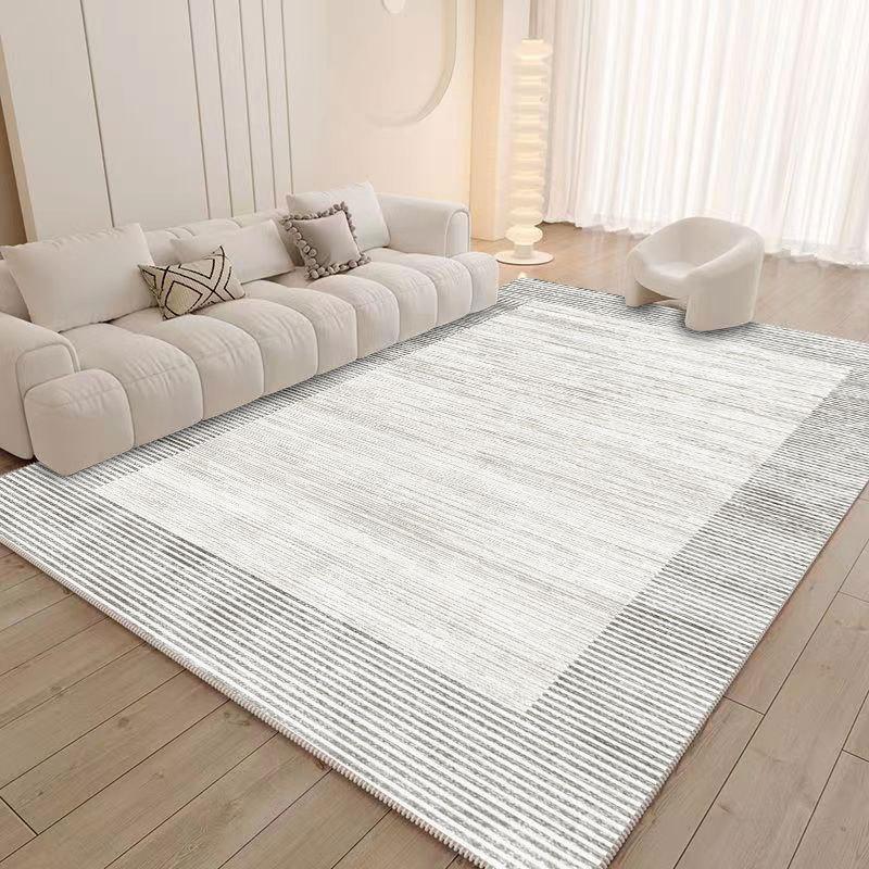 Nordic Living Room Carpet, Sofa, Coffee Table Light Luxury And Simple Bedroom Bedside Crystal Velvet Floor Mat Home Decor